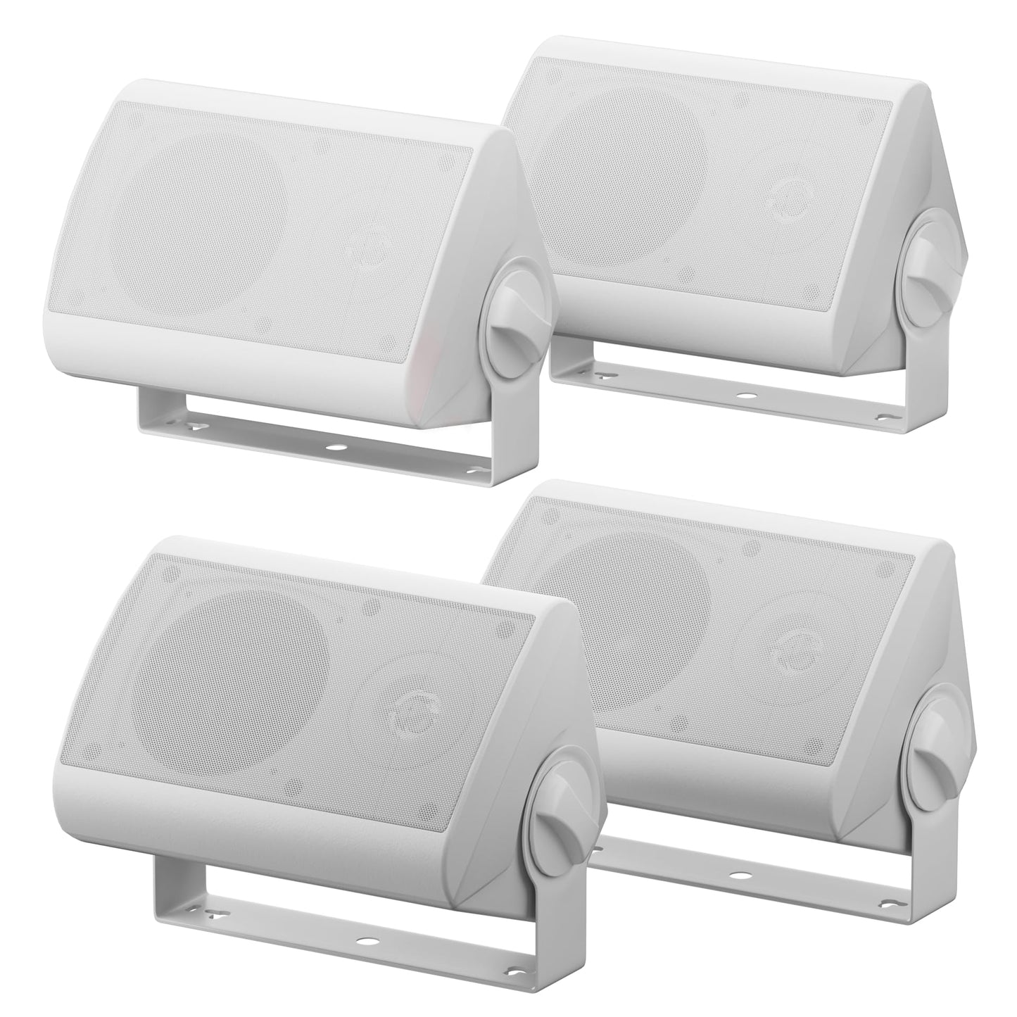 Herdio 4" Outdoor Speakers 400 Watts Waterproof Audio for Outdoor Use
