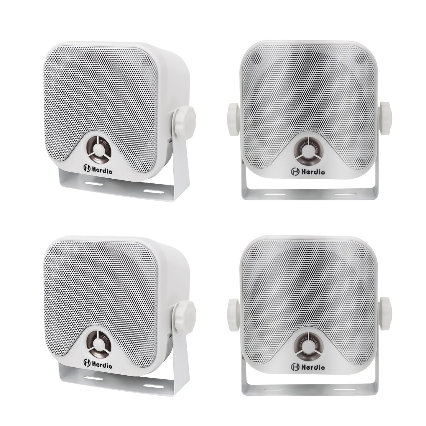 Herdio 4" Marine Speakers 240 Watts High-Quality Sound for Boats
