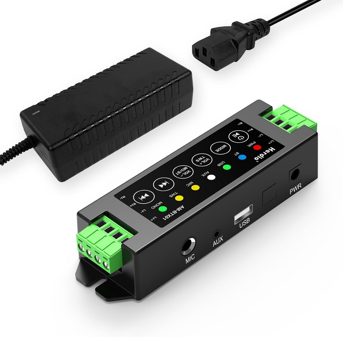 Masteronly 4-Channel Bluetooth Amplifier 200W | Home Marine Audio Amp Receiver