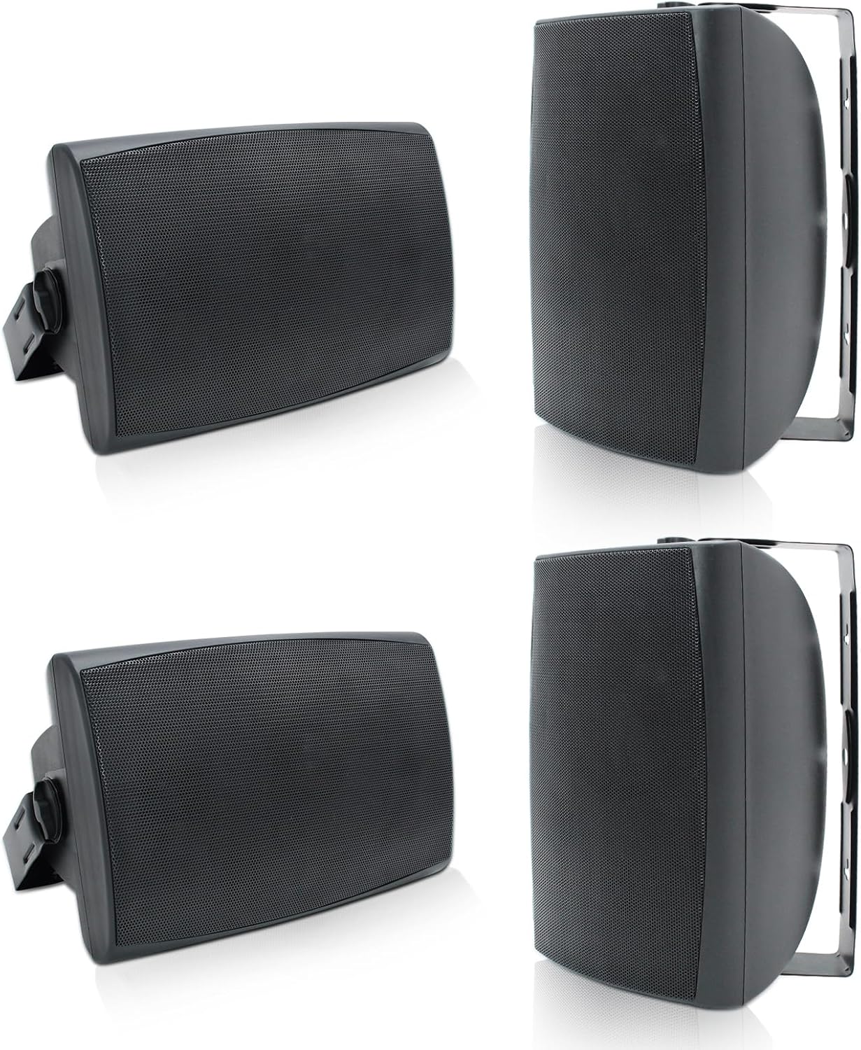 Masteronly 6.5" Outdoor Speakers 800W Wired Waterproof Wall Mount Speakers