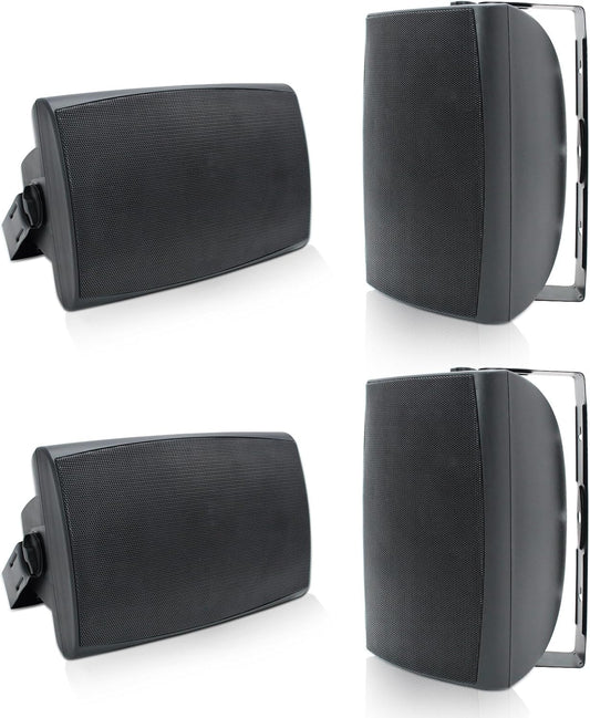 Masteronly 6.5" Outdoor Speakers 800W Wired Waterproof Wall Mount Speakers