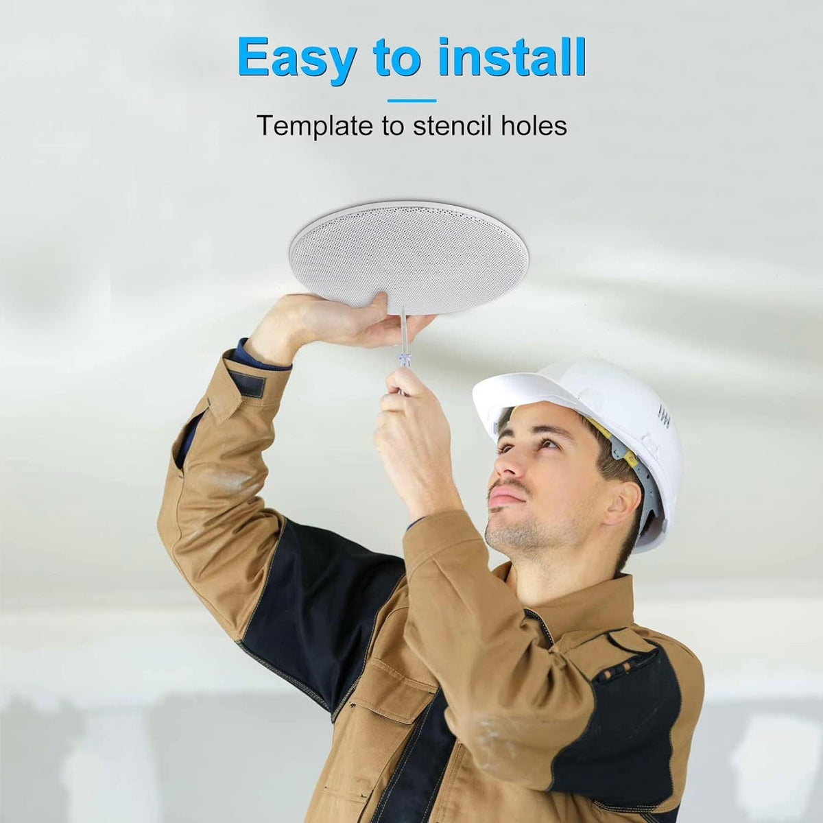 Masteronly 4" 320W Bluetooth In-Ceiling Speakers | Compact Wireless Home Audio