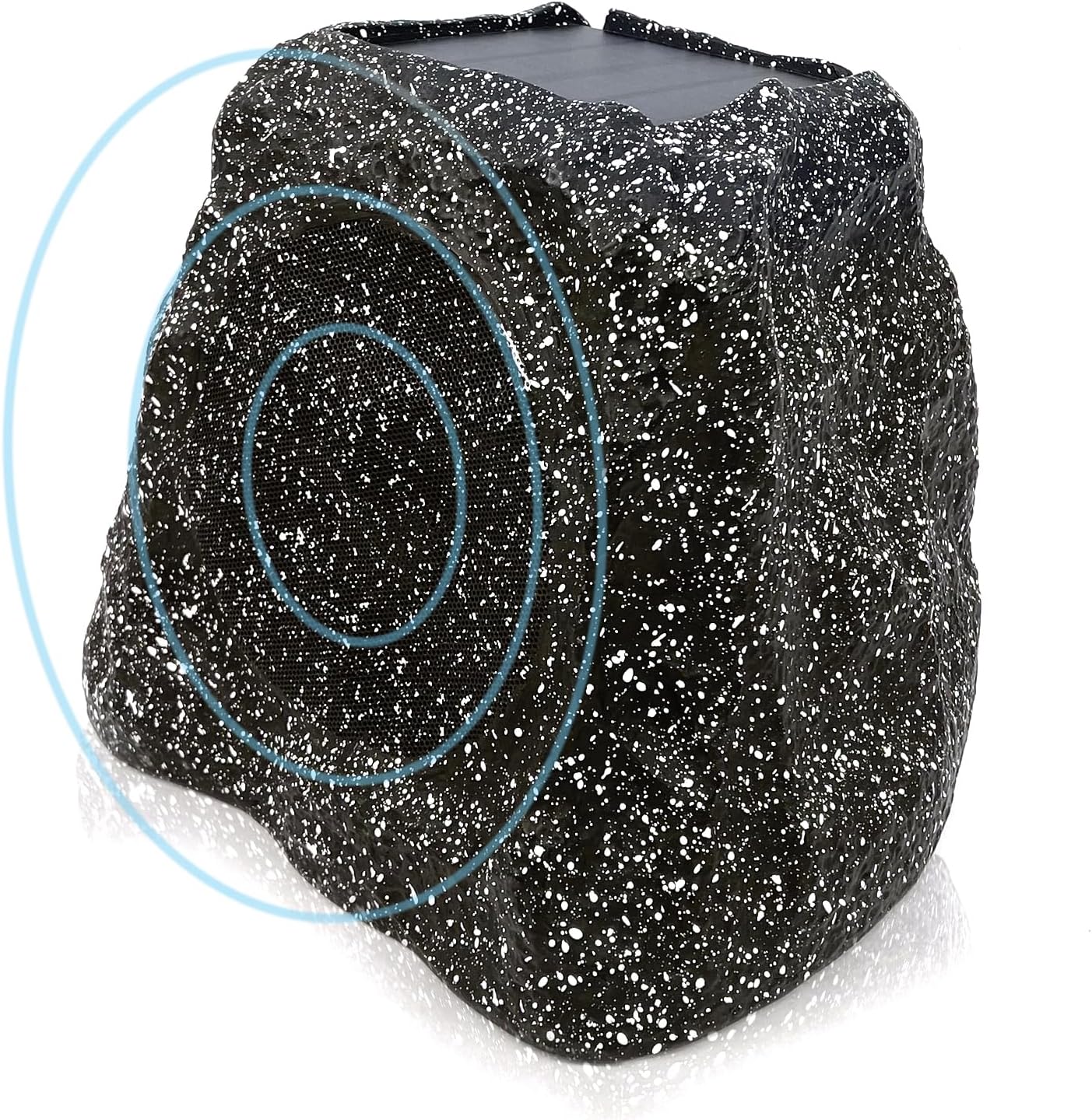 Masteronly 4" Solar Powered Rock Bluetooth Speakers 80W With Rechargeable Battery Waterproof