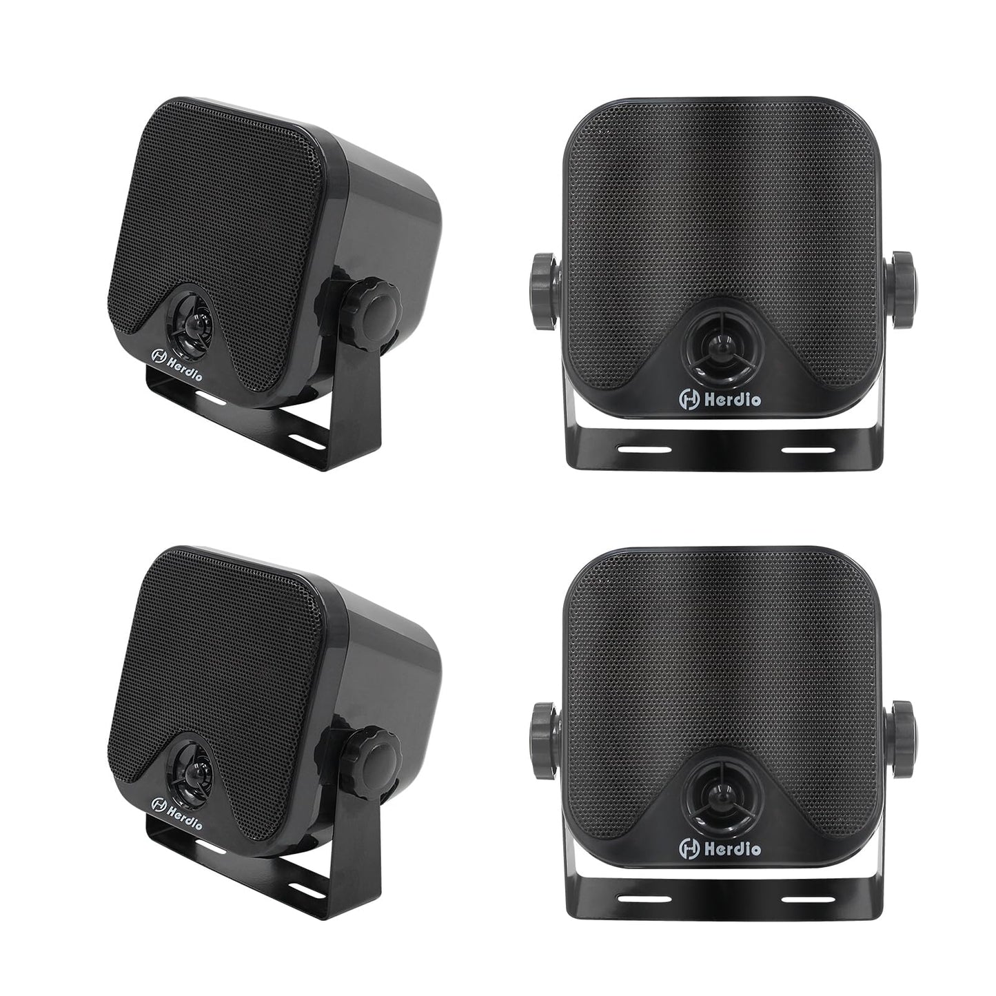 Herdio 4" Marine Speakers 240 Watts High-Quality Sound for Boats