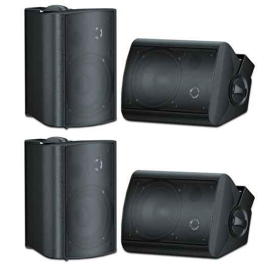 Herdio 5.25" Outdoor Speakers 600 Watts Powerful Audio Performance