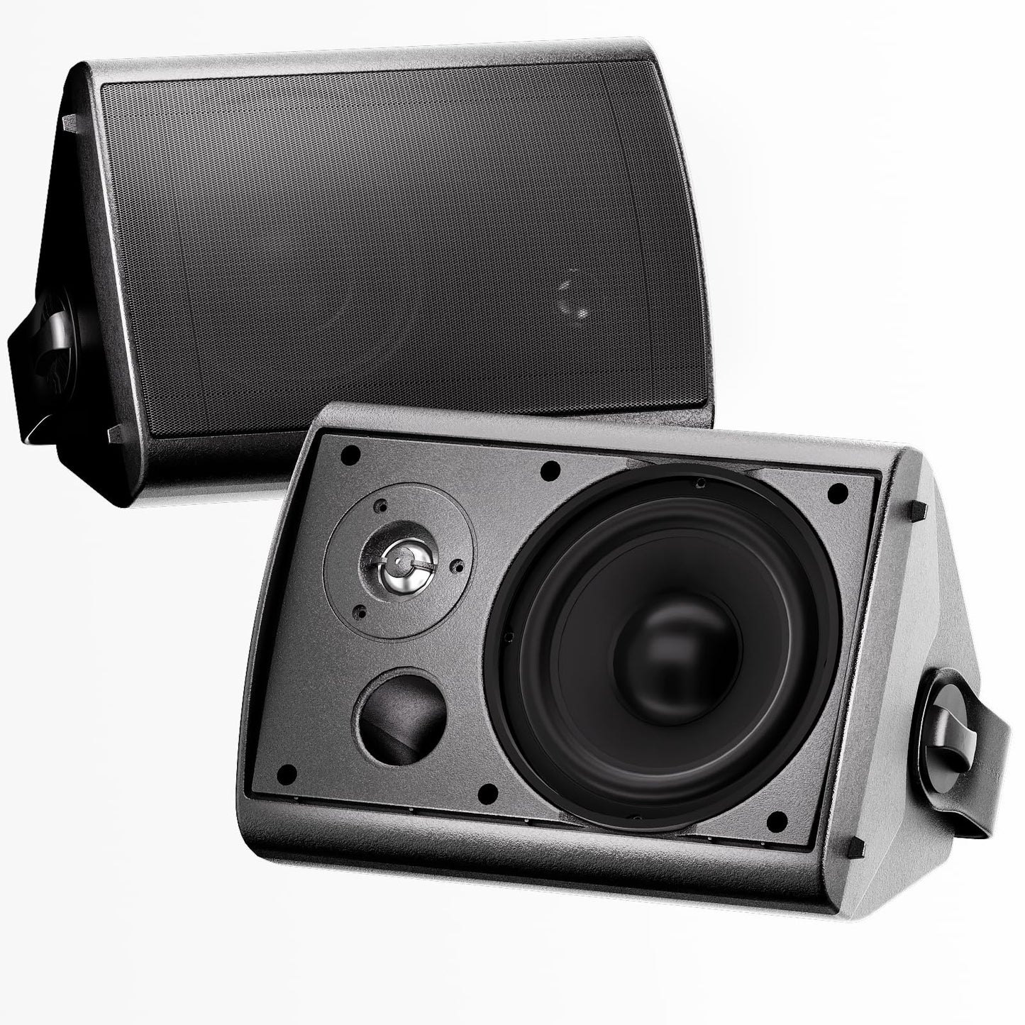 Herdio 6.5" Outdoor Speakers 400 Watts Wired Sound System Waterproof