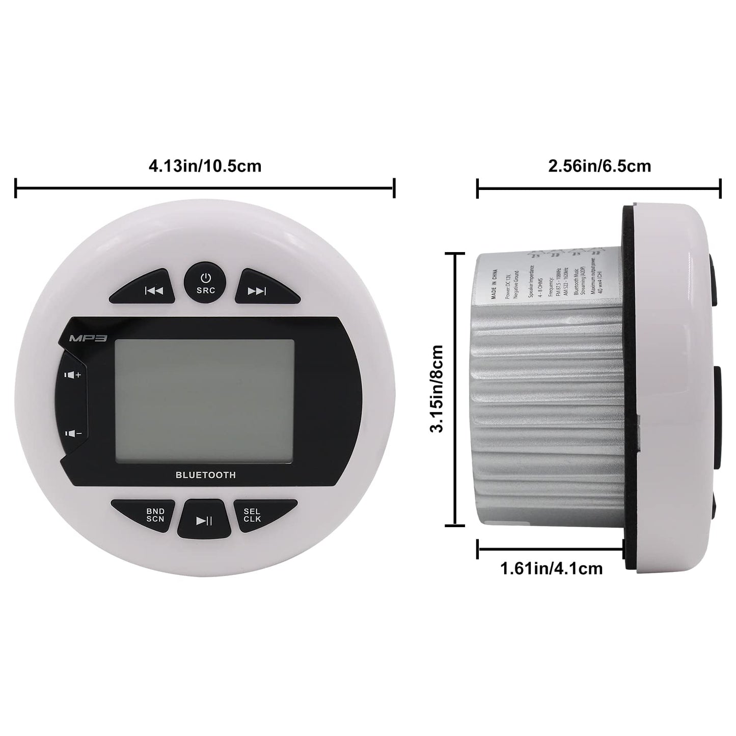 Bluetooth Marine Radio Receiver Waterproof -4x40W HMR-230