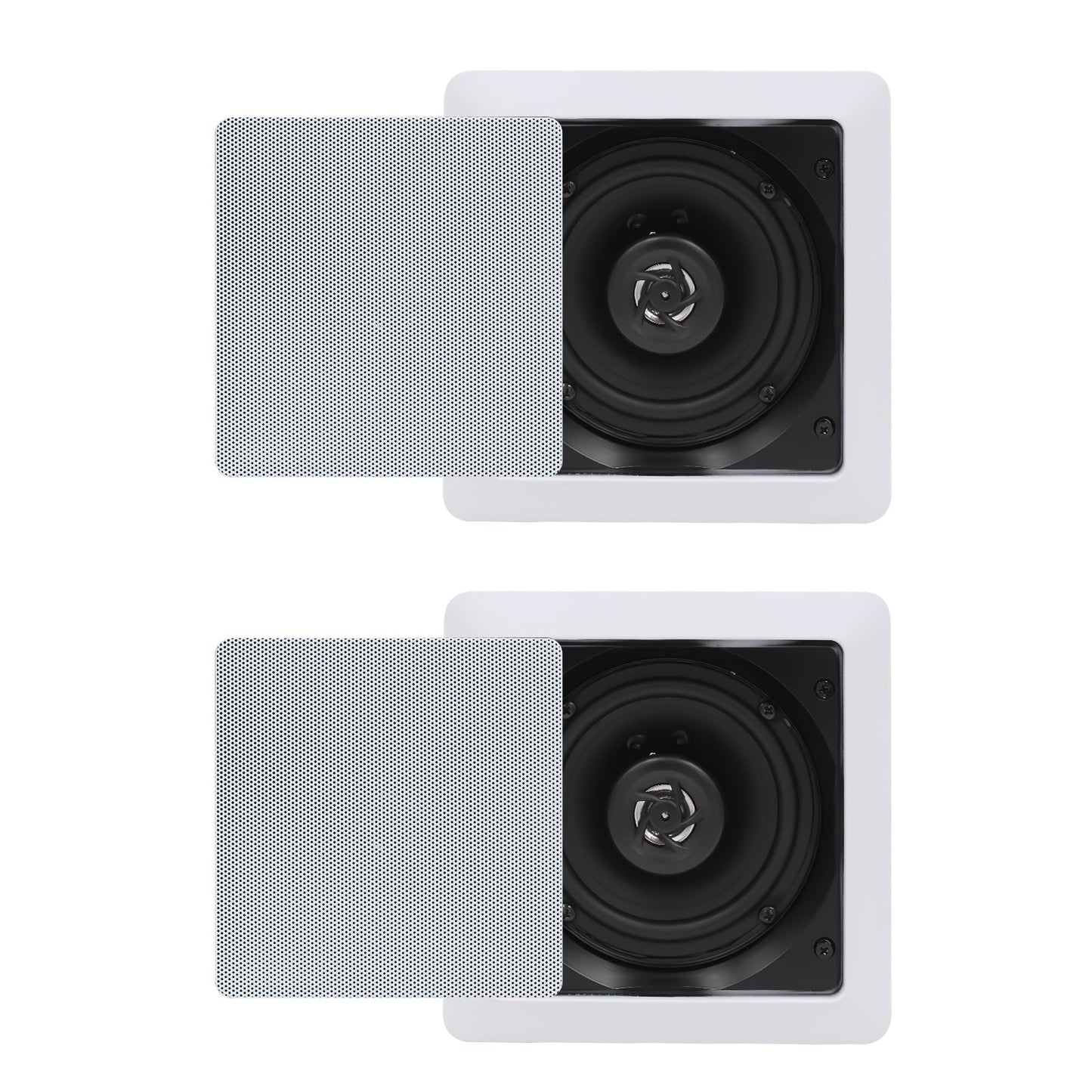 Herdio 5.25 inch Bluetooth in-wall speakers 160W premium home audio system