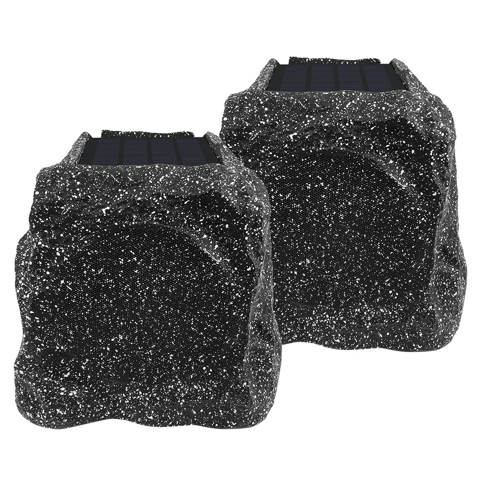 Masteronly 8" Solar-Powered Bluetooth Rock Speaker 240W with Rechargeable Battery