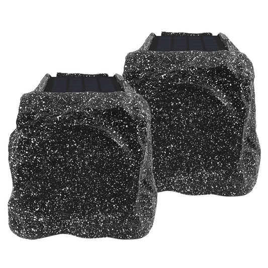 Masteronly 8" Solar-Powered Bluetooth Rock Speaker 240W with Rechargeable Battery